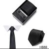 EUUDROBY Men Ties Men's Tie Set Formal Business Wedding Luxury Pocket Square Towel Cufflinks Set Neckties(1) view 3