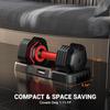 Adjustable Dumbbell Set 25LB/55LB Free Weights Dumbbells, 5 In 1 Weight Set, Suitable for Home and Gym (25, Pounds) view 4