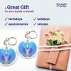 FunGiftCorner Life Force Amulet with 7 Chakra Feng Shui Keychains, Symbol of Safety and Health, Feng Shui Gift, Lightweight Acrylic, Made In USA, (2 Pack) view 4
