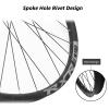 Cycling Wheelset Boost 27.5" 29" inch Boost/Thru Axle Disc Brake Mountain Bike Wheels,Aluminum Alloy Rim Black Bike Wheel 32 Holes for XD/MS/HG Freehub (27.5" Rear, Thru Axle) view 3