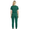 M&M SCRUBS Womens Jogger Scrub Set 4-Way Stretch V-Neck Nurse Scrubs Top & Pants (True Hunter Green, X-Small-Petite) view 4