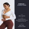 Aoxjox Flare Leggings for Women Metamorph Mid-Rise Hidden Scrunch Butt Lifting Wide Leg Yoga Pants 30" (Rum Raisin, X-Large) view 2