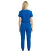 M&M SCRUBS Womens Jogger Scrub Set 4-Way Stretch V-Neck Nurse Scrubs Top & Pants (True Royal Blue, XX-Large-Petite) view 4