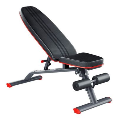 GenSDH Adjustable Weight Bench,Bench Press Bench,Adjustable Folding Dumbbell Stool Sit-Ups Home Fitness Equipment Gym Multifunctional Fitness Chair,Black,110 40 110Cm