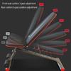 GenSDH Adjustable Weight Bench,Bench Press Bench,Adjustable Folding Dumbbell Stool Sit-Ups Home Fitness Equipment Gym Multifunctional Fitness Chair,Black,110 40 110Cm view 2