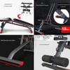 GenSDH Adjustable Weight Bench,Bench Press Bench,Adjustable Folding Dumbbell Stool Sit-Ups Home Fitness Equipment Gym Multifunctional Fitness Chair,Black,110 40 110Cm view 4