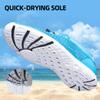 DOUSSPRT Women's Water Shoes Quick Drying Sports Aqua Shoes Moonblue 5.5 view 2