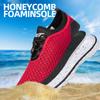 DOUSSPRT Men's Water Shoes Quick Drying Sports Aqua Shoes Redwhite Size 9 view 4