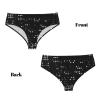 HJKTVDRQ Black Round Dot Print Essential Women'S Briefs,Cotton Blend Underwear For Women In Convenient Multipack view 4
