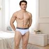 wirarpa Men's Underwear Modal No Fly Briefs Silky Comfortable Underpants 4 Pack, White, Medium view 2