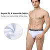 wirarpa Men's Underwear Modal No Fly Briefs Silky Comfortable Underpants 4 Pack, White, Medium view 4