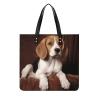 RTFNGLS Handbags for WomenOvely Pet Dog BeagleTrendy Vegan Leather Hobo Handbags,Women's Soft Bucket Bag For Women - Ladies Handbags For Work, Travel, Casual Use,Birthday Gifts view 1