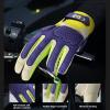 Neglance Cold Weather Motorcycle Gloves for Men Women Guantes para Moto Hombre Touchscreen and Anti-Slip Padded (Purple,Large) view 3