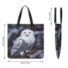 Handbags for WomenArctic OwlTrendy Vegan Leather Hobo Handbags,Women's Soft Bucket Bag For Women - Ladies Handbags For Work, Travel, Casual Use,Birthday Gifts view 2