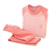Kids Thermal Underwear Set Boys Girls Winter Base Layer Long Johns Tops and Bottom Thermal Set Warm (Pink, 3-4 Years) view 1