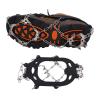 Crampons Ice Cleats Traction Snow Grips, 1 Pair 19 Steel Teeth Ice Gripper Traction Cleats Crampons Non Slip Snow Spike Shoes Cover, Ice Snow Grips Over Shoe (XL) view 3