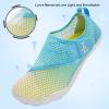 L-RUN Water Shoes for Hiking in Water Womens Water Shoes for Swimming Diving Breathable White M US (Women 7.5, Men 6)=EU38 view 2