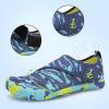 L-RUN Barefoot Mens Shoes Womens Swim Shoes for Surf Beach Pool Trail Running Breathable Navy M US (Women 12, Men 11)=EU44 view 3