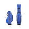 Golf Bag for Men & Women, Portable Golf Bag with Large Wheels and Luggage Style Pull Over Handle(White) view 2