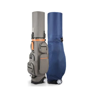 Golf Bag, 10-Way Golf Stand Bag, Golf Bag with Password Lock and Rain Cover, Easy to Carry and Travel(Gray)