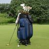 Golf Bag, Independent Hot and Cold Constant Temperature Bag, Durable Golf Bag with Rainhood, Flat Push Universal Four-Wheel Drive(Black) view 4