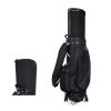 Golf Bag, Portable Golf Stand Bag for Men & Women, Retractable Golf Club Cart Bag with Wheels, Easy to Carry(Black) view 1