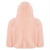 Freebily Girls Boys and Toddlers Button Up Polar Fleece Jacket Sherpa Hooded Outerwear Fall Winter Coat for Kids Pink 7-8 Years view 2