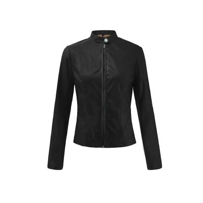 Lolvmvchi Deals 2024 Work Jackets For Women Ladies Jackets Women Fashion Coat Jacket Long Sleeve Solid Color Zipper Coat Open Front Short Suit (Black, Xxxxxl) Coats With Hood Warm Lon