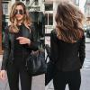 Lolvmvchi Deals 2024 Work Jackets For Women Ladies Jackets Women Fashion Coat Jacket Long Sleeve Solid Color Zipper Coat Open Front Short Suit (Black, Xxxxxl) Coats With Hood Warm Lon view 4