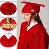 MyGradDay Unisex Matte Graduation Cap and Gown 2025 & 2026 Set with Tassel Honor Cord Graduation Stoles view 3