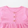 Hongshilian Toddler Girl Cotton Summer Dress Cartoon Appliques Short Sleeve Casual Clothing(2T,Pink&Lion) view 3