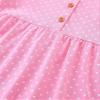 Hongshilian Toddler Girl Cotton Summer Dress Cartoon Appliques Short Sleeve Casual Clothing(2T,Pink&Lion) view 4