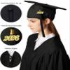 MyGradDay Unisex Matte Graduation Cap and Gown 2025 & 2026 Set with Tassel Honor Cord Graduation Stoles view 3