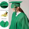MyGradDay Unisex Matte Graduation Cap and Gown 2025 & 2026 Set with Tassel Honor Cord Graduation Stoles view 3