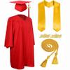 MyGradDay Unisex Matte Graduation Cap and Gown 2025 & 2026 Set with Tassel Honor Cord Graduation Stoles view 1