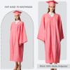 MyGradDay Unisex Matte Graduation Cap and Gown 2025 & 2026 Set with Tassel Honor Cord Graduation Stoles view 2