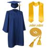 MyGradDay Unisex Matte Graduation Cap and Gown 2025 & 2026 Set with Tassel Honor Cord Graduation Stoles view 1