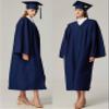 MyGradDay Unisex Matte Graduation Cap and Gown 2025 & 2026 Set with Tassel Honor Cord Graduation Stoles view 2