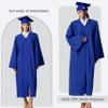 MyGradDay Unisex Matte Graduation Cap and Gown 2025 & 2026 Set with Tassel Honor Cord Graduation Stoles view 2
