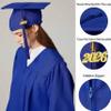 MyGradDay Unisex Matte Graduation Cap and Gown 2025 & 2026 Set with Tassel Honor Cord Graduation Stoles view 3