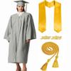 MyGradDay Unisex Matte Graduation Cap and Gown 2025 & 2026 Set with Tassel Honor Cord Graduation Stoles view 1