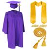MyGradDay Unisex Matte Graduation Cap and Gown 2025 & 2026 Set with Tassel Honor Cord Graduation Stoles view 1