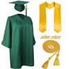 MyGradDay Unisex Matte Graduation Cap and Gown 2025 & 2026 Set with Tassel Honor Cord Graduation Stoles view 1