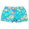 RUGGEDBUTTS Boys UPF50+ Sun Protection Fruits & Florals Swim Trunks - Neon Tiki Vibes, 12-18m view 1