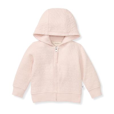 Burt's Bees Baby Hooded Sweatshirt Jacket - Organic Cotton Zip Up Hoodie, Newborn to Toddler Boy Girl Essential Coat