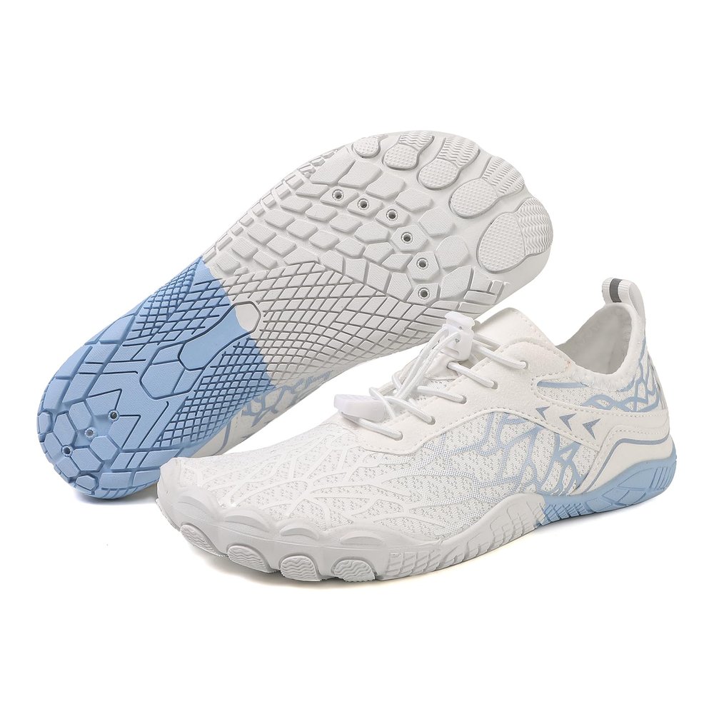 HF Stride Shoes Women Slip On Walking Sneakers HF Stride Barefoot Shoes Women Wide Toe Box Sneakers Healthy & Non-Slip Barefoot ShoesWomen Unisex Lightweight Hiking Footwear Men B-Blue