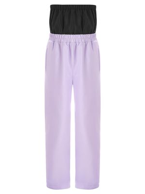 JEATHA Kids Snow Ski Pants Boys Girls Outdoor Hiking Snowboard Pants with Pocket Elastic Waist Trousers Light Purple 12 Years