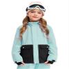 Huimingda Kids Girl's Ski Jacket Winter Waterproof Windproof Coat Snowboarding Snow Sports Skiing Warm Outerwear Light Green 8 Years view 1