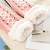 Lymzpwg Brisk Rhythm Slipper Socks Ultra-Thick Cashmere Slipper Home Socks,Women's Winter Thick Warm Non-Slip Slipper Socks Shimmery Christmas Socks(Dark Purple) view 3