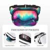 Cool Music sound wave print Fanny Pack Waist Packs with Extender for Men Women, Waist Bag Hip Pack with Zipper Pockets view 4